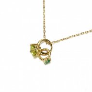 Elegant Natural Emerald Ring 925 Sterling Silver Necklace